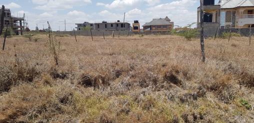 Aerial view of Kitengela 50×100 Plots — Near Riverine Mall in Kitengela, Kajiado